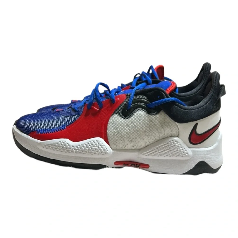 Nike PG 5 EP “White University Red” Performance Sneaker Men’s Size 9 Paul George